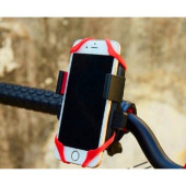 Lastik Destekli Standlı Bisiklet Telefon Tutucu - 2