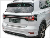 Vw T-Cross Krom Arka Tampon Üstü Koruma 2018> Paslanmaz Çelik Taşlı thumbnail 3