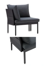 Limni Home Mini Multilounge Bahçe Balkon Mobilyası, Tekli Koltuk - 1