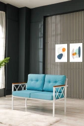 Limni Home Bahçe, Balkon Ikili Kanepe, Koltuk - 2