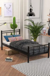 Limni Home Ferforje Metal Karyola Set ( Yatak Dahil ) - 1