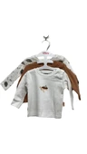 uğurböceğiçocuk Tiffany Turtles Kaplumbağa Baskılı 3'lü Sweat 19096 - 2