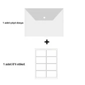 Gıpta ECO PP 80 Yp. A4 Spiralli Pp. Kapak Defter  ( 5 Kareli + 3 Çizgili = 8 Adet ) Hediyeli thumbnail 2