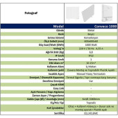 Kuas Conveco 1000 Watt Konvektör Panel Isıtıcı Manuel Beyaz - 4