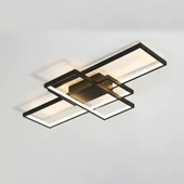 Oblong Keskin Köşe Plafonyer Led Avize 110 x 80 Cm thumbnail 4