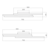 Vote Plafonyer Led Avize 70 Cm - 7