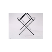 Bebek Çamaşır Kurutmalık Askısı Pratik Katlanır Yenilendi 3katlı Dar Balkon Otel Antrasit Gri - 3