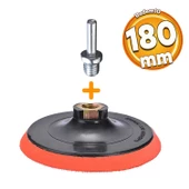 Cırt Zımpara Tabanı 180 mm Zımparalama Taşlama Sökülebilir M14 Cıvata Matkap Uyumlu - 1