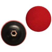 Cırt Zımpara Tabanı 180 mm Zımparalama Taşlama Sökülebilir M14 Cıvata Matkap Uyumlu - 3