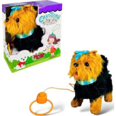 Vardem Tasmalı Hareketli Yürüyen Peluş Köpek Fiyonklu - 1
