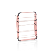 ROMEE Bebek Çamaşır Kurutmalık Askısı Pratik Katlanır Yenilendi 3katlı Dar Balkon Otel Pembe - 2