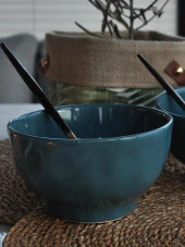 Kase Badem Mavi 2 li Kase 14 Cm - 2