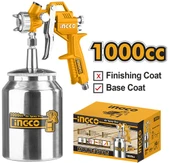 Ingco Havalı Boya Tabancası 1000cc Ing-asg3101 - 1