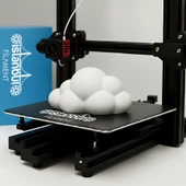 İstanbul Filament 3D Baskı Pla+ Filament Beyaz 1 kg 1,75MM 0,05 mm Bambu Lab Uyumlu thumbnail 5