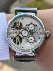 Romanson Deri Kordon İç Fonksiyonları Aktif Özel Seri 5 Atm Suya Dayanıklı Erkek Kol Saati AG1270.02 thumbnail 2