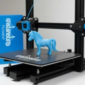 İstanbul Filament 3D Baskı Pla+ Filament Mavi 1 kg 1,75MM 0,05 mm Bambu Lab Uyumlu thumbnail 3