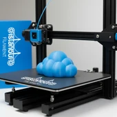 İstanbul Filament 3D Baskı Pla+ Filament Mavi 1 kg 1,75MM 0,05 mm Bambu Lab Uyumlu thumbnail 2