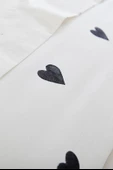 Heart Çift Kişilik Çarşafı Lastikli Kalpli Nevresim Takımı thumbnail 3