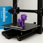 İstanbul Filament 3D Baskı Pla+ Filament Mor 1 kg 1,75MM 0,05 mm Bambu Lab Uyumlu thumbnail 2