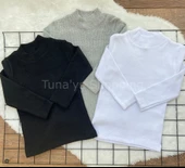 Kaşkorse Çocuk Badi 3'lü Takım Siyah Gri Beyaz (Imtdb6Hb6gmwG) - 1