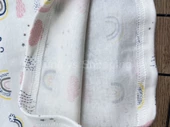 %100 PAMUK YAZLIK KISA KOL KAPRİ BEBEK-ÇOCUK PİJAMA TAKIMI - YAZLIK PİJAMA PEMBE BULUTLU (NGnqfMza6wj5n) - 4