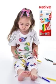 Unisex Boya Kalemi Hediyeli Boyanabilir Pijama Takımı ( Her Yıkama da Yeni Bir Başlangıç ) (0IVVTEcfnqKBq) - 3