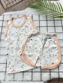 %100 Pamuk Yumuşacık Şortlu Pijama Takımı (881MxsoOMw6BF) - 10