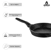 Amboss Onix 6 Parça Odin Döküm Tava ve Sahan Seti thumbnail 4