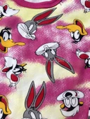 %100 Pamuk Penye Kumaş Bebek Çocuk Pijama Takım - PEMBE PİJAMA TAKIMI BAKS BANNY (4fhcwzWThPDON) - 5