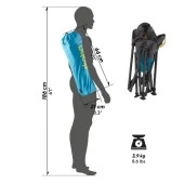 Uquip Comfy Relax Konforlu Katlanır Kamp Sandalyesi - 4