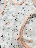 %100 Pamuk Yumuşacık Şortlu Pijama Takımı (881MxsoOMw6BF) - 11
