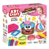 Art Craft Doğum Günü Oyun Hamuru Seti 10 Parça. 6831 - 1