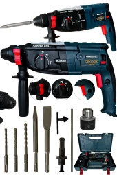 Dozzer 2.30Mm 1500 Watt Bakır Sargılı Çift Çelik Şanzuman Kırıcı Delici Hilti Matkap 5pcs Uç Hediye - 1