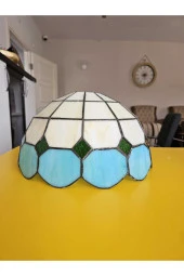 Yüceeller Vitray Ayarlanabilir Sarkıt Avize Yeşil 25cm (10") - 1