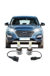 Fardoktoru HYUNDAI TUCSON (2018-2020) UyumluLED UZUN FAR AMPULÜ DUO HB3 thumbnail 1