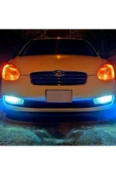 Fardoktoru H27 Buz Mavi Led Sis Farı Ampulü Hyundai Accent Era Blue Getz thumbnail 2