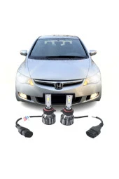 Fardoktoru Honda Cıvıc Fd6 (2006-2012) Uyumlu Led Kısa Far Ampulü Photon Mono Hb4 thumbnail 1