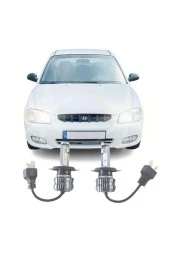 Fardoktoru Hyundaı Accent (1999-2006) Led Far Ampulü Photon Zero H4 Uyumlu thumbnail 1