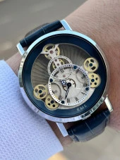 Romanson Deri Kordon İç Fonksiyonları Aktif Özel Seri 5 Atm Suya Dayanıklı Erkek Kol Saati AG1355.12 - 1