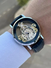 Romanson Deri Kordon İç Fonksiyonları Aktif Özel Seri 5 Atm Suya Dayanıklı Erkek Kol Saati AG1355.12 - 3