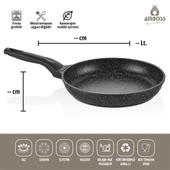 Amboss Montana 3 Parça Granit Set (Siyah) - 3