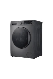 LG F4T2VYM1S.ADSPLTK A Enerji Sınıfı 9 kg 1400 Devir Buharlı Çamaşır Makinesi Gri thumbnail 3