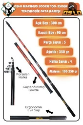 OSLO Maximus 300cm 250gr Teleskopik Olta Kamışı - 1