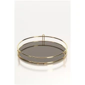 Tekno Tel EG-212 Tek Katlı Banyo Aksesuar Sunum Rafı Altın - 4