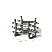 Tekno Tel MG-305 Mutfak Tezgah Üstü Peçetelik Siyah - 3