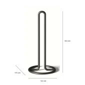 Tekno Tel MG-302 Mutfak Kağıt Havlu Bekletme Siyah - 3