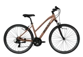 BİSAN TRX 8200 KADIN ŞEHİR BİSİKLETİ 45CM V 28 JANT 21 VİTES ROSE PEMBE SİYAH - 1