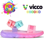 Vicco Flora Ortopedik Işıklı Çocuk Sandalet - 1