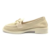 Feles Taş Toka Detaylı Triko Loafer Kadın Babet Ayakkabı thumbnail 3