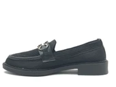 Feles Taş Toka Detaylı Triko Loafer Kadın Babet Ayakkabı thumbnail 9